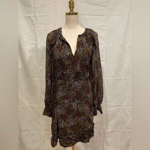 NWT‎ JOIE M floral sheer dress